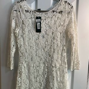 Lauren by Ralph Lauren lace dress NWT